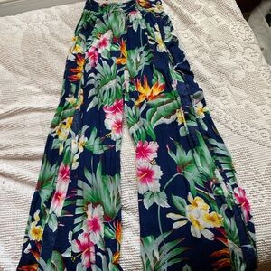 Lululemon Athletica Blue Green Wide Leg Jumpsuit